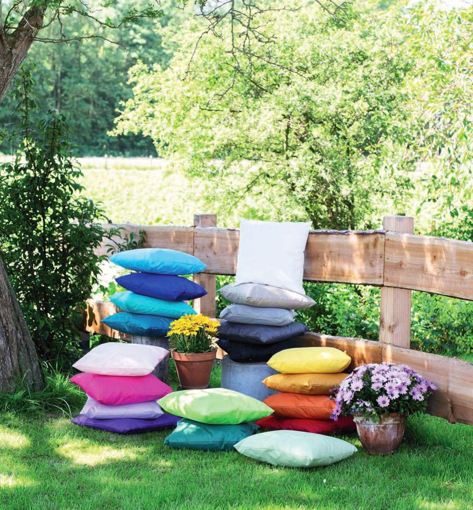 2x Outdoor Lounge Kissen 45x45cm Dekokissen Set Inkl. Produktbild 