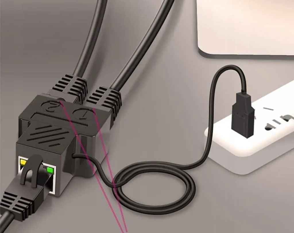 Switch Splitter Ethernet RJ45 1 vers 2 : Fini le Manque de Ports LAN
