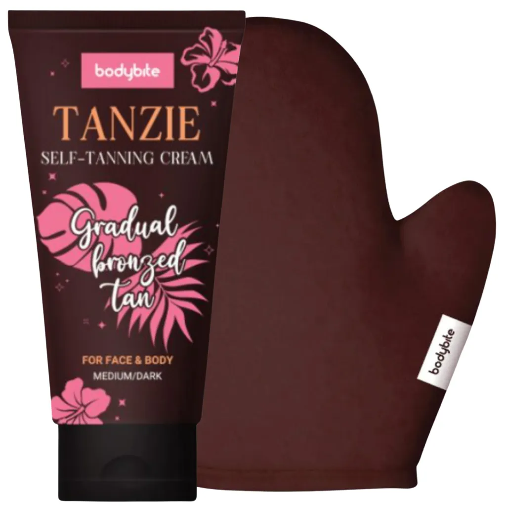 Bodybite Tanzie Crema autoabbronzante + Guanto