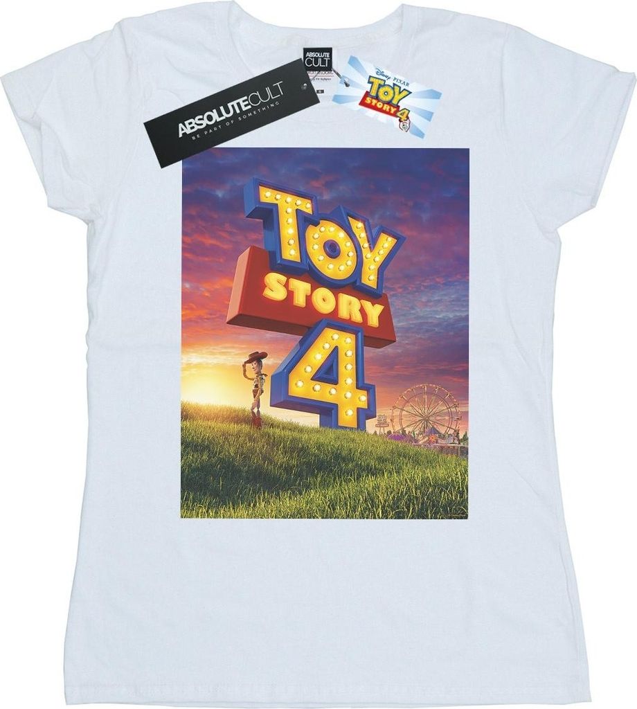 Disney - "Toy Story 4 We Are Back" T-Shirt für Damen BI44419 (XXL) (Weiß)