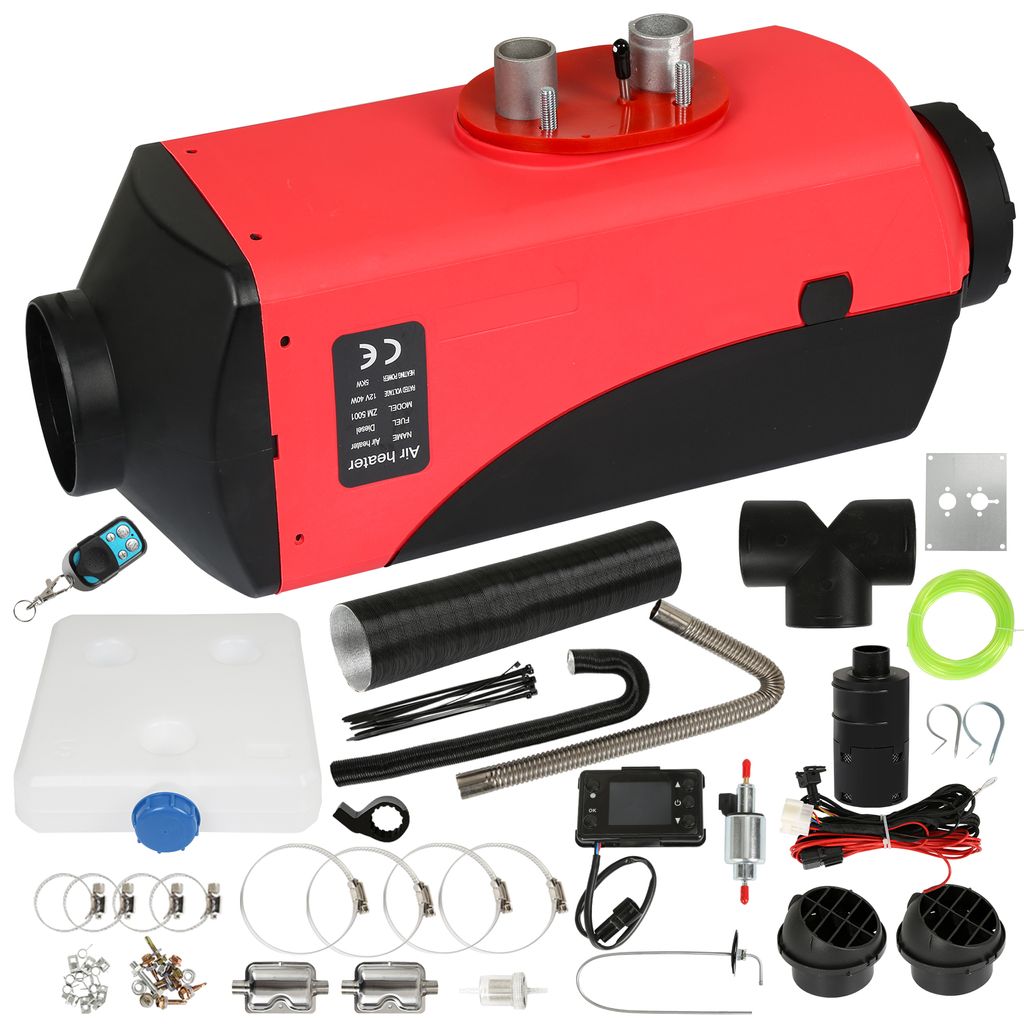 HCALORY 8kW Diesel Standheizung, 230V AC & 12/24V DC, 0,15–0,46 L/h