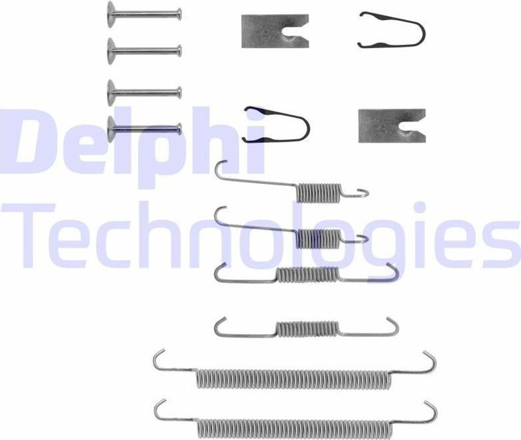 DELPHI Zubehörsatz Bremsbacken LY1255 Hinten für TOYOTA Avensis Kombi (T22)