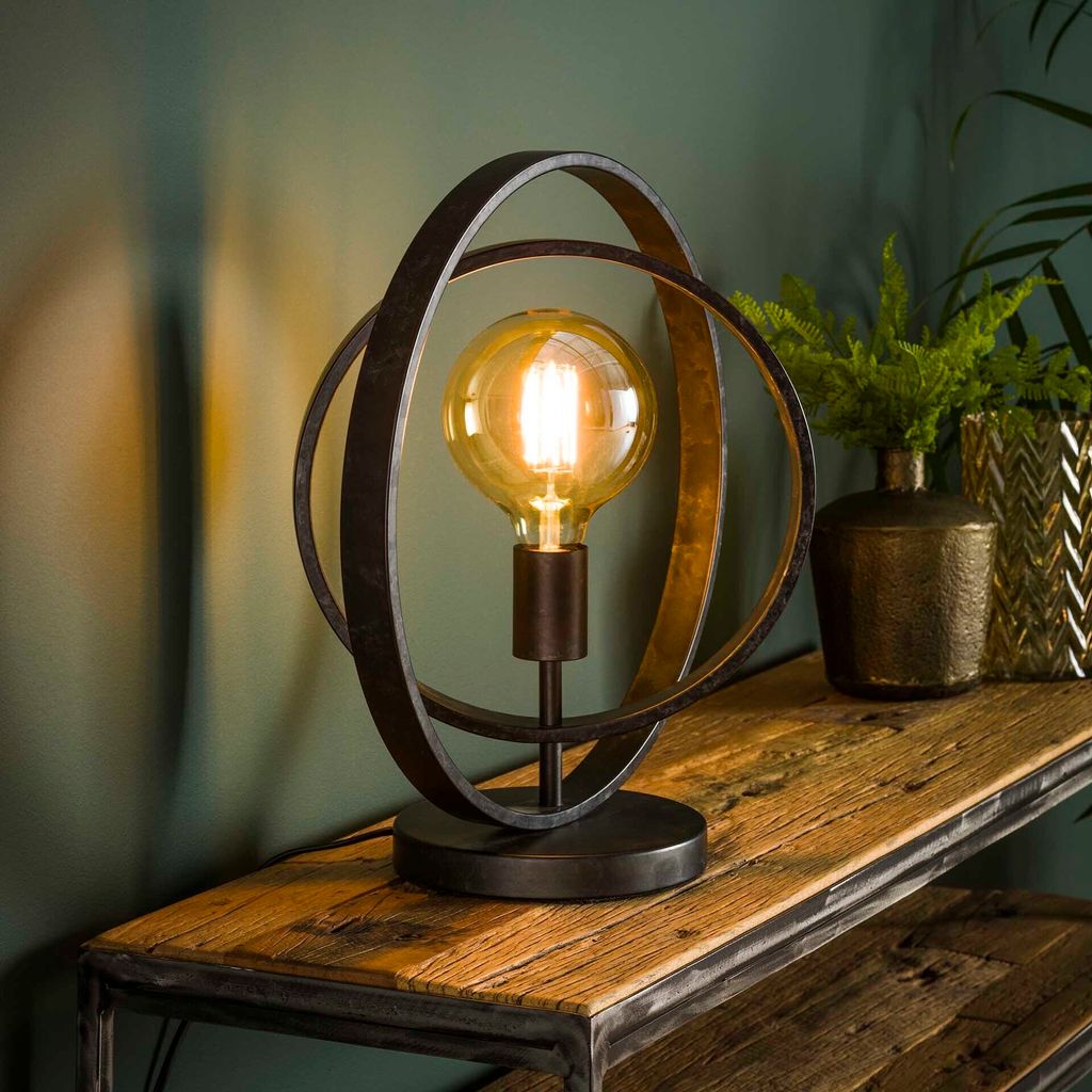 Hoyz - Industrielle Tischlampe - Drehbare Tischlampe aus Produktbild 