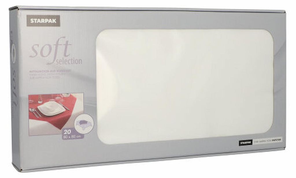 PAPSTAR 82332 PAPSTAR Plaid "soft selection", blanc Image du produit 