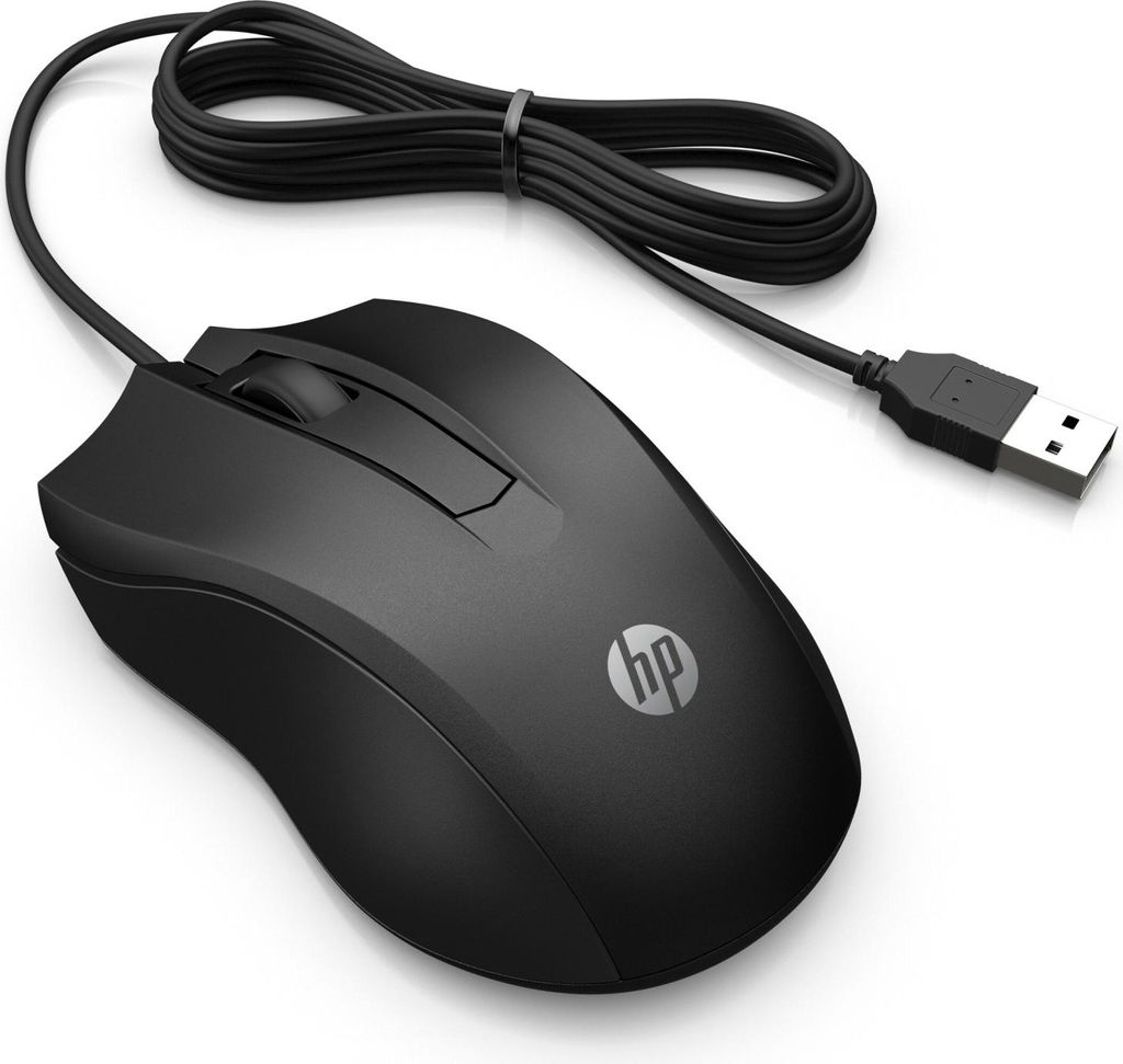 Hp 105 Maus Schwarz Schwarz One Size