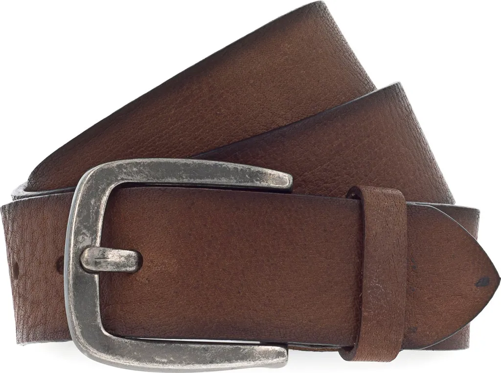 Vanzetti Pelle cintura Denim Love 40mm Full Leather Belt W80 Dark Brown marrone