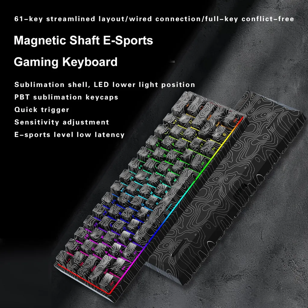 Clavier mécanique compact pour PC et PC portable, idéal gaming et bureau - 5