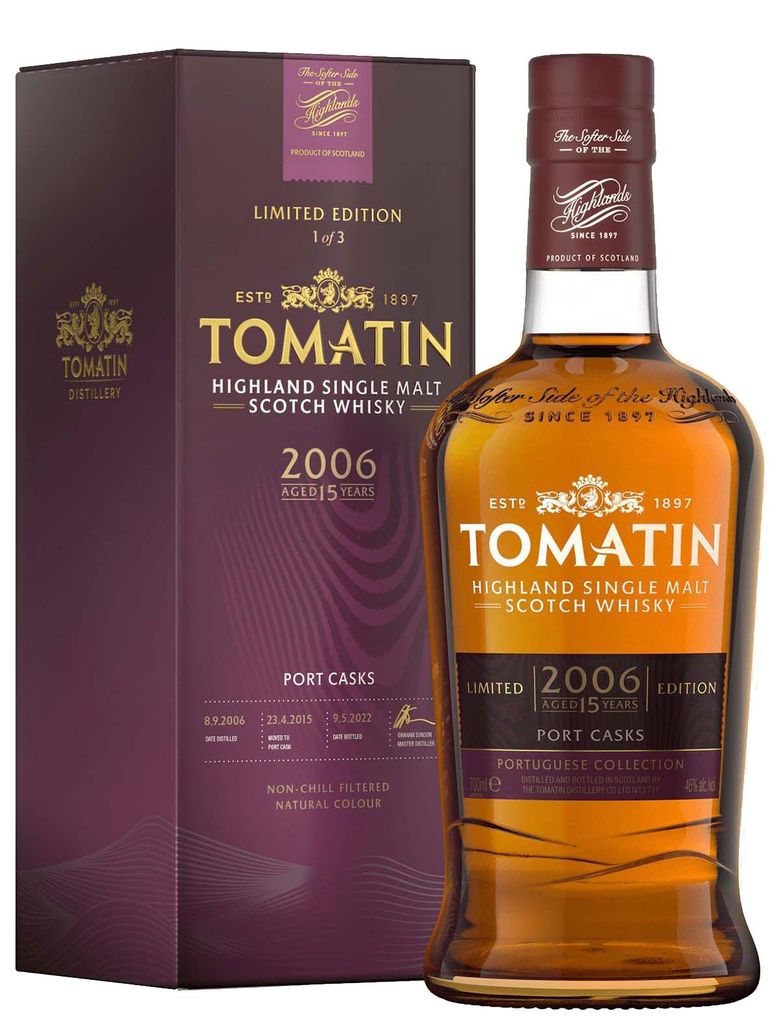 Tomatin 15 Jahre - 2006 - Portuguese Collection - Port Produktbild 