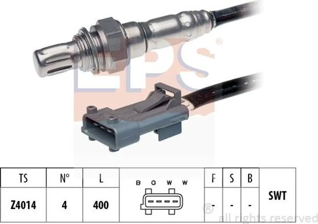 Capteur d'Oxygène Sonde Lambda OE 16287R compatible Partner et 306 406