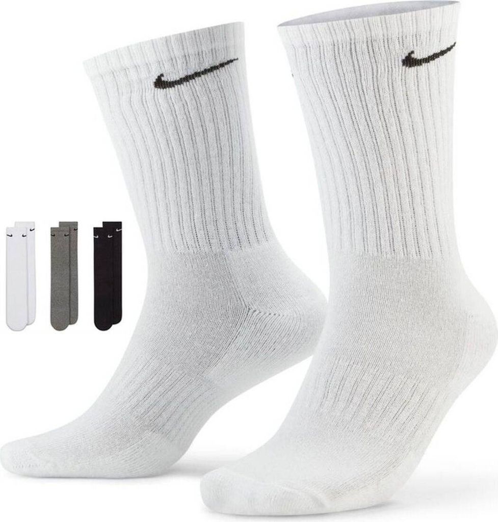 Nike Everyday Kousen met Demping, Crewmodel (3 paar), Productafbeelding 