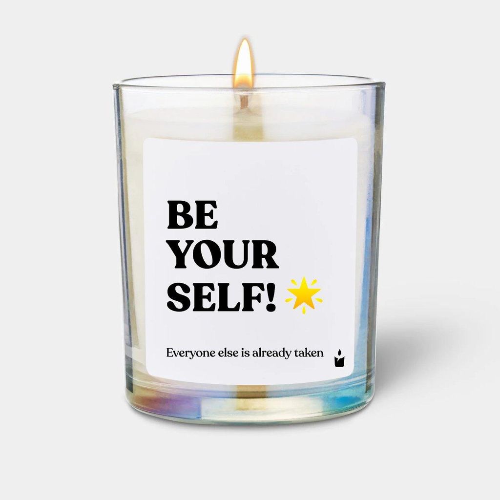 ChattyCandles Duftkerze Rainbow Woody Be yourself! Everyone else is already taken