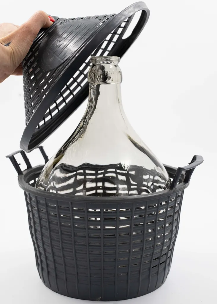 Kit de vinification 10L : Ballon de fermentation en verre avec sa coque - 5