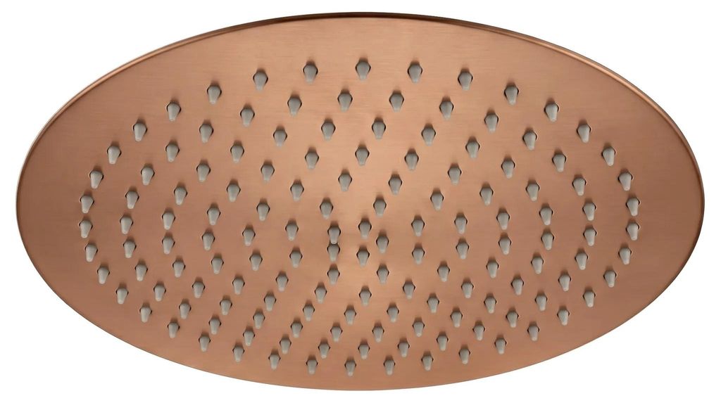 Rea Ronde Douchekop Js-p014brg 30cm Brush Copper Productafbeelding 