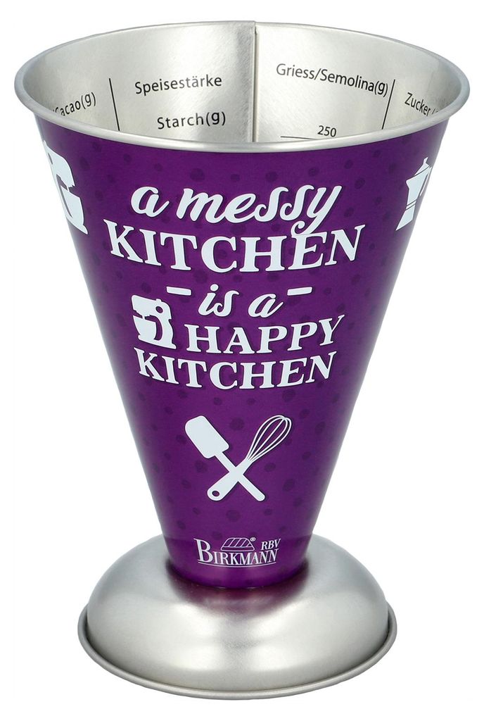 BIRKMANN Messbecher, lila, Ø 11 cm, H 14,5 cm, 250 ml, aus Produktbild 