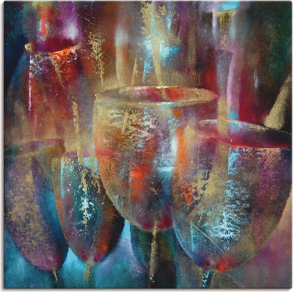 ARTland Leinwandbild Reflektion Größe: 100x100 cm