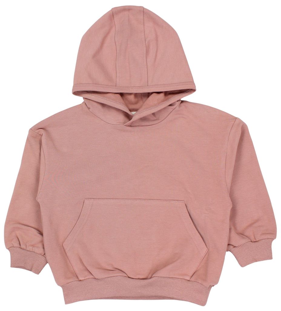 TupTam Uni Junge Mädchen Hoodie Sweatshirt Bio- Baumwolle, Farbe: Lachs uni, Größe: 122/128