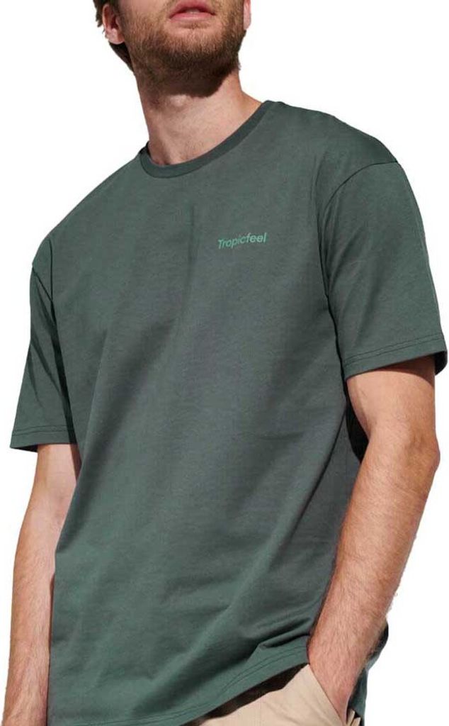Tropicfeel Core Kurzarm-t-shirt Grün L Mann Grün L