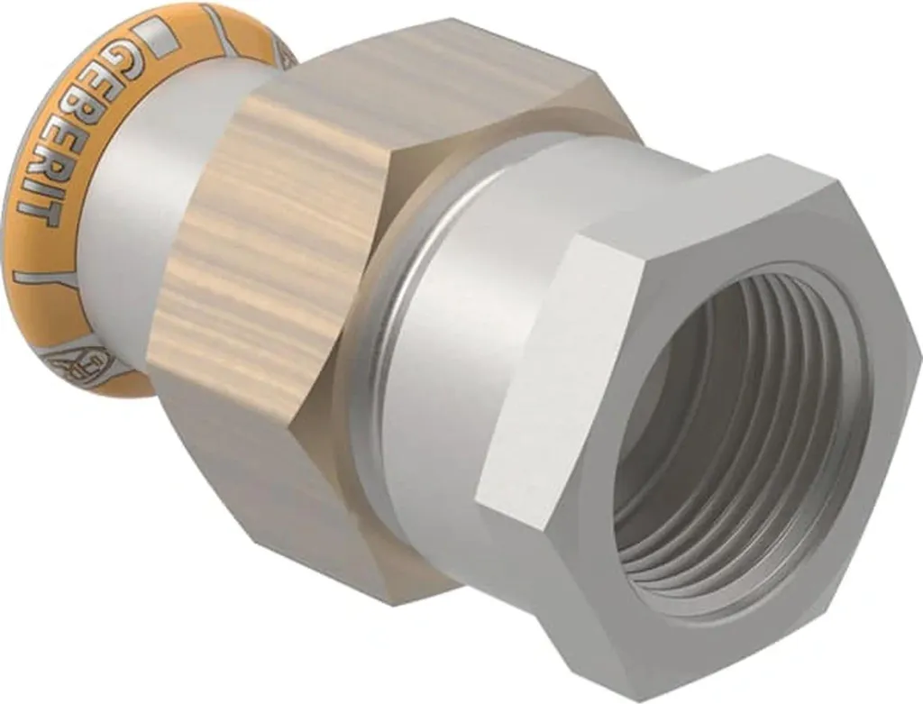 Raccordo Geberit Mapress Therm d22 Rp 1″ Inox per Riscaldamento
