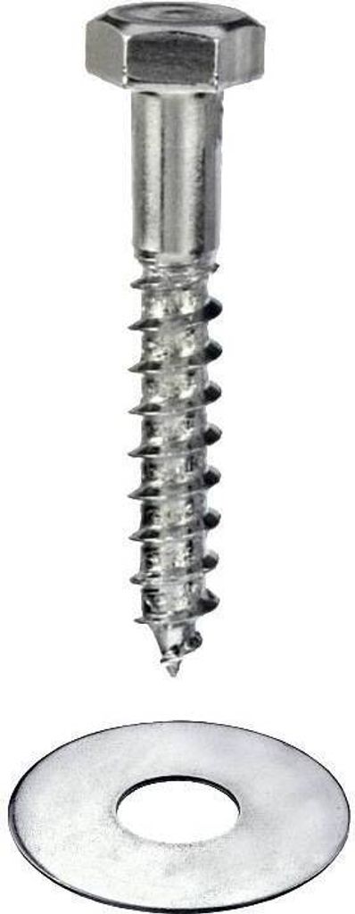 Connex Holzschrauben 10.0 x 40 mm Sechskant Sechskantkopf - Produktbild 