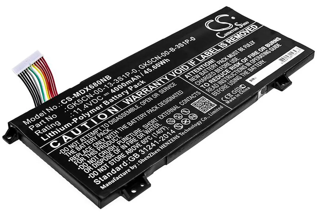 Batterie Erazer X15807 et X17805 GK7CP7S de haute performance Techtek