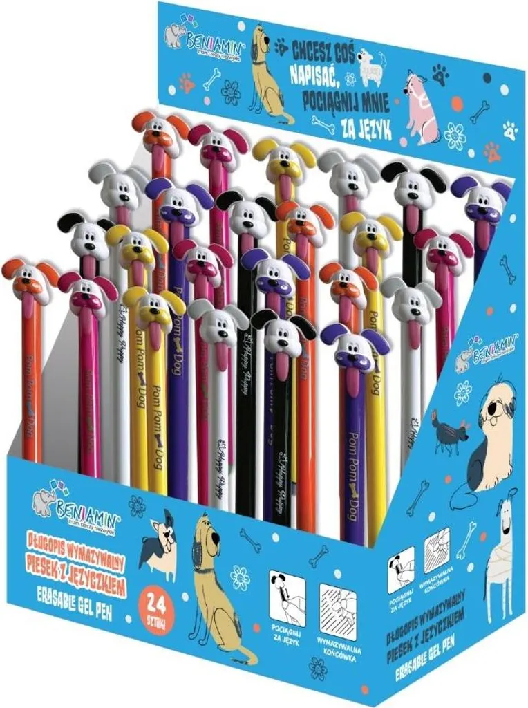 Solution mauvaise haleine - Stylo écouvillon de langue bleu (24pcs)