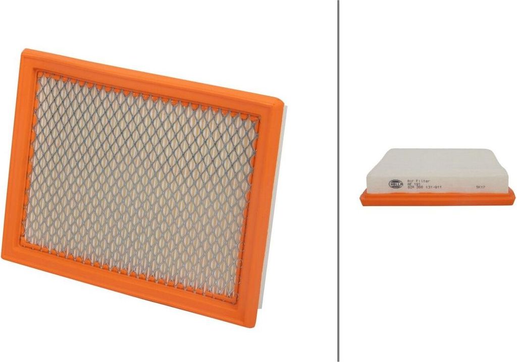 Luftfilter-Einsatz 217 x 168 mm HELLA IAM-Expertise passend für u.a. FORD FIESTA