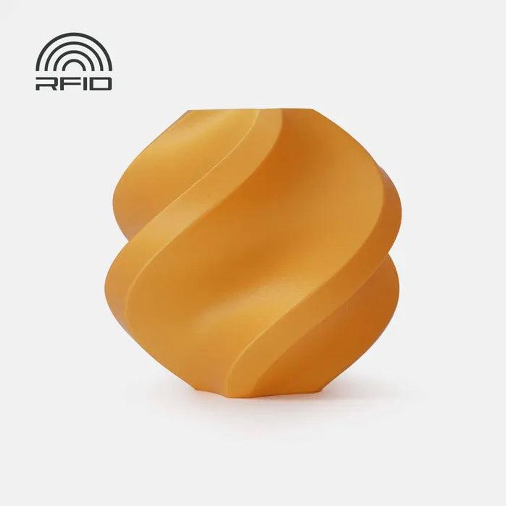 Bambu Lab PLA Basic Filament mit Spule 1kg Refill Gold