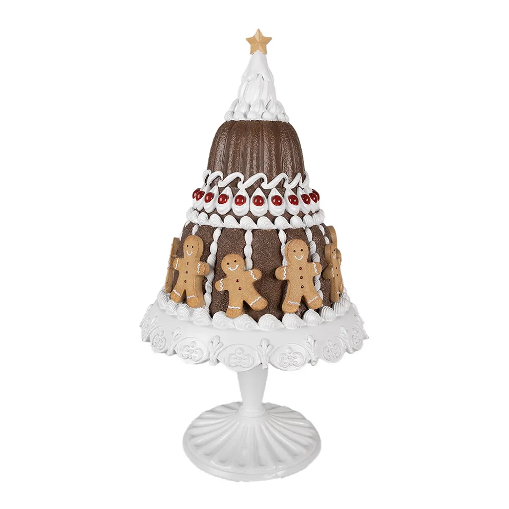 Gâteau de Noël Artificiel Durable 52 cm pour Décoration sans Pose