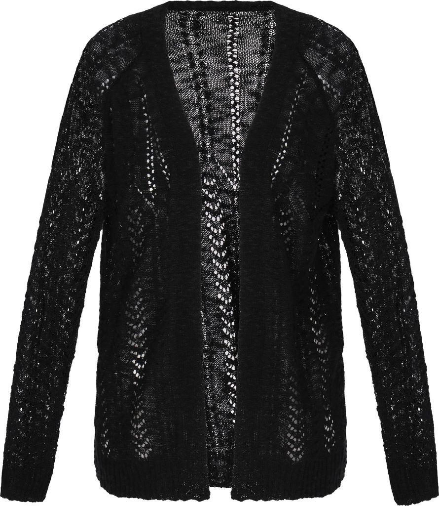 SIDONA damen strickjacke - schwarz, M