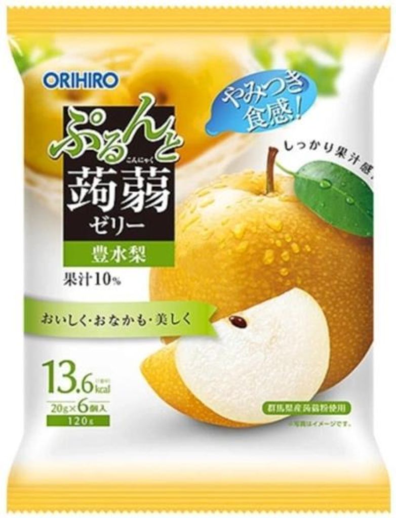 Orihiro | Purunto Konjac Gel Pearl - Birnengeschmack - 120g - Gelees - Glutenfrei