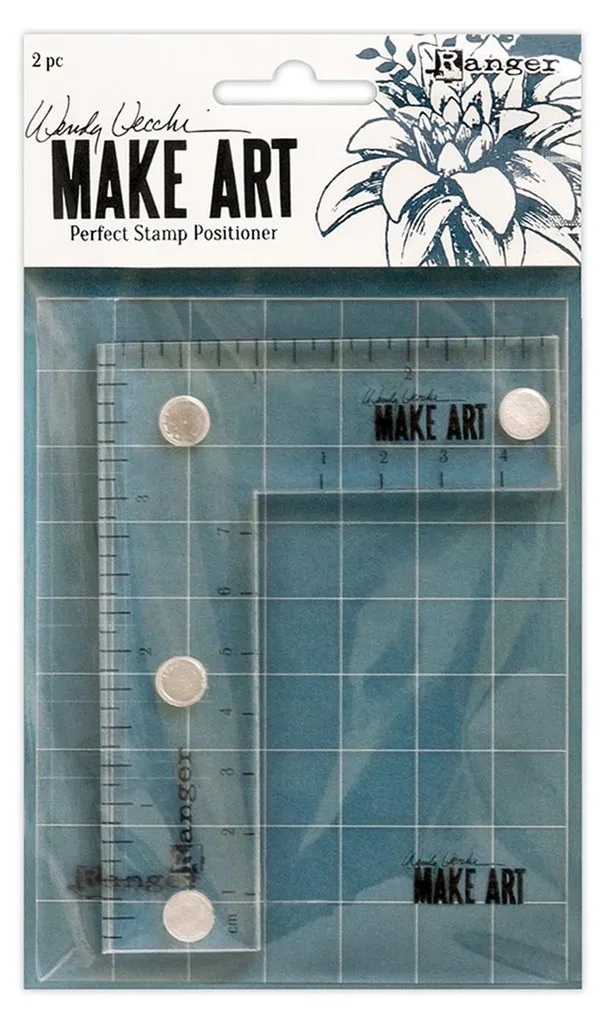 Outil de positionnement pour tampons Ranger Make Art Perfect complet