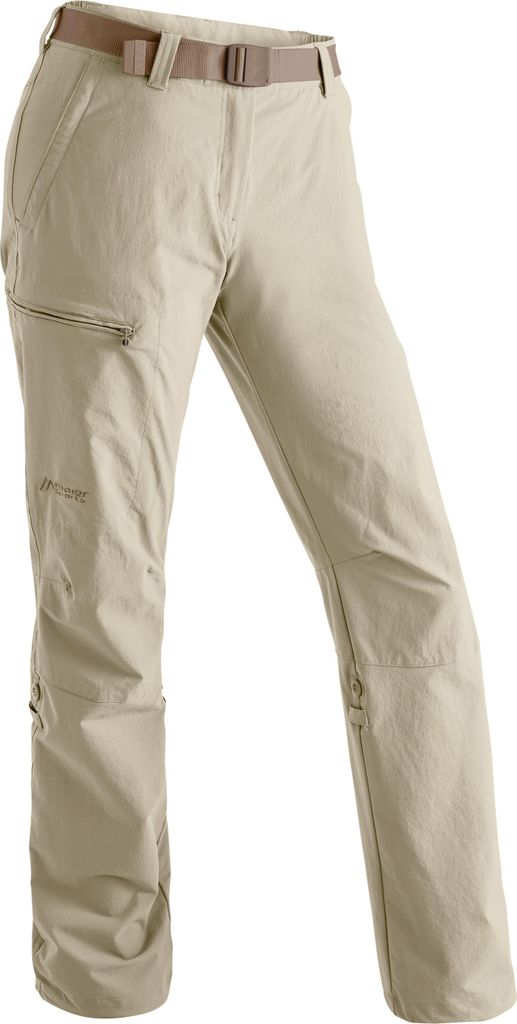 Maier Sports Damen Lulaka Hose roll up (Kurzgrößen) brown rice 22
