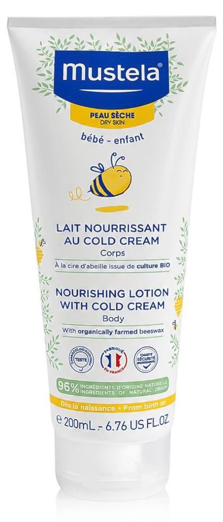 Mustela Nourishing Lotion Cold Cream & Beeswax, 200 ml,  Produktbild 