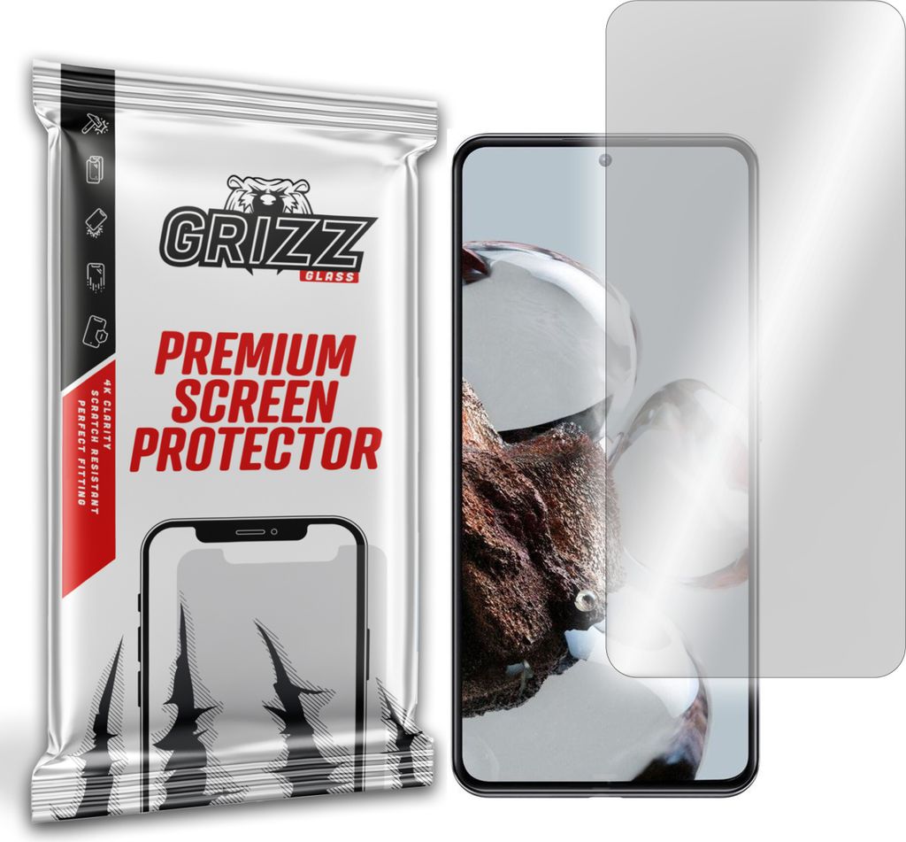 Hybriertes Glas GrizzGlass HybridGlass für Xiaomi 12T Pro