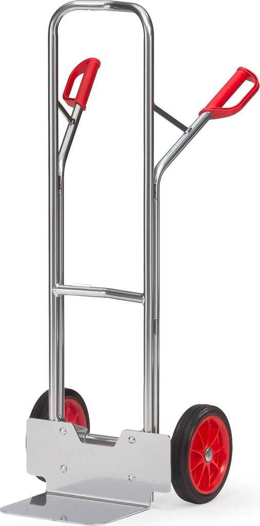 fetra Alu-Stapelkarre 590 x 1300 x 609 mm (BxHxT), Vollgummiräder 260 x 56 mm