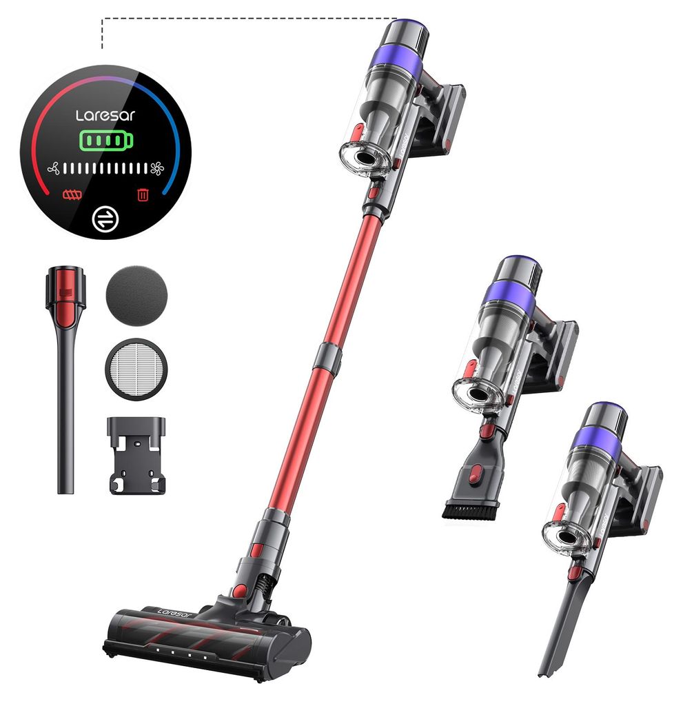 Laresar V8 Akku-Handstaubsauger 480 W, bis zu 60 Min, Produktbild 