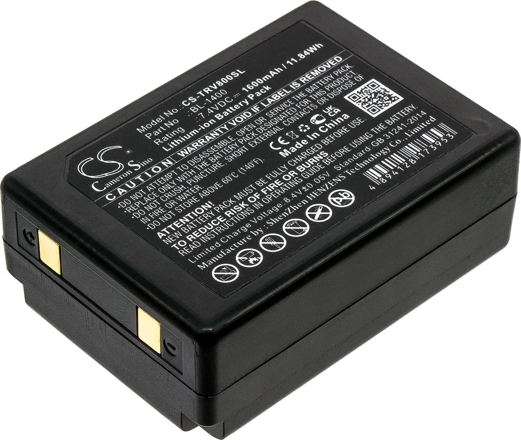 Batterie TECHTEK pour Hi-Target V10RTK V8 V9 remplace BL-1400 Li-ion
