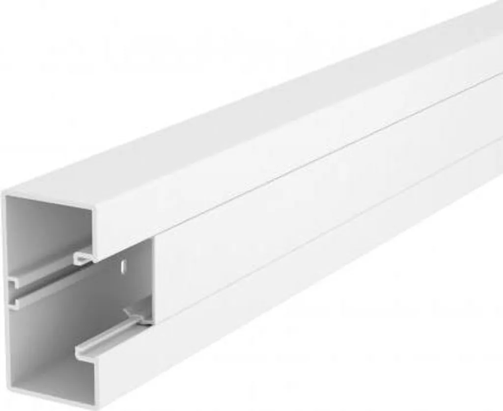 Goulotte Gk 100x53 Rapid 45 en PVC blanc pour appareillage électrique