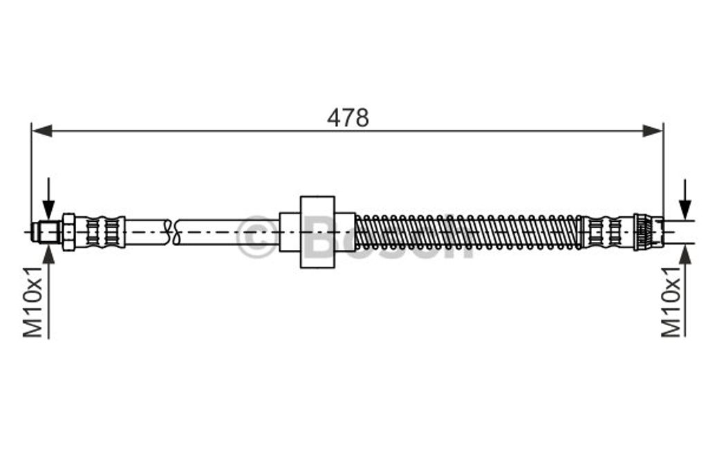 Bosch Bremsschlauch 1 987 476 868