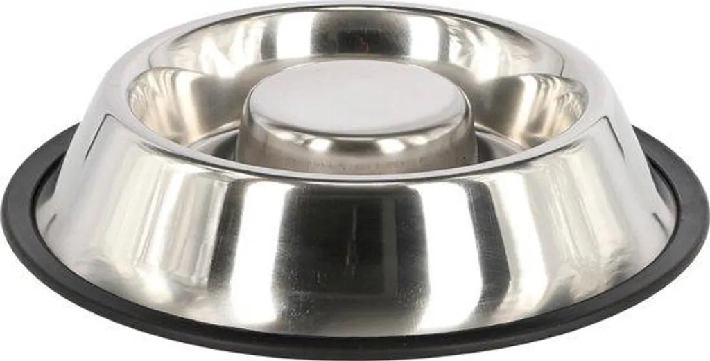 Écuelle antidérapante pour chien en inox 500ml - Accessoire repas sain