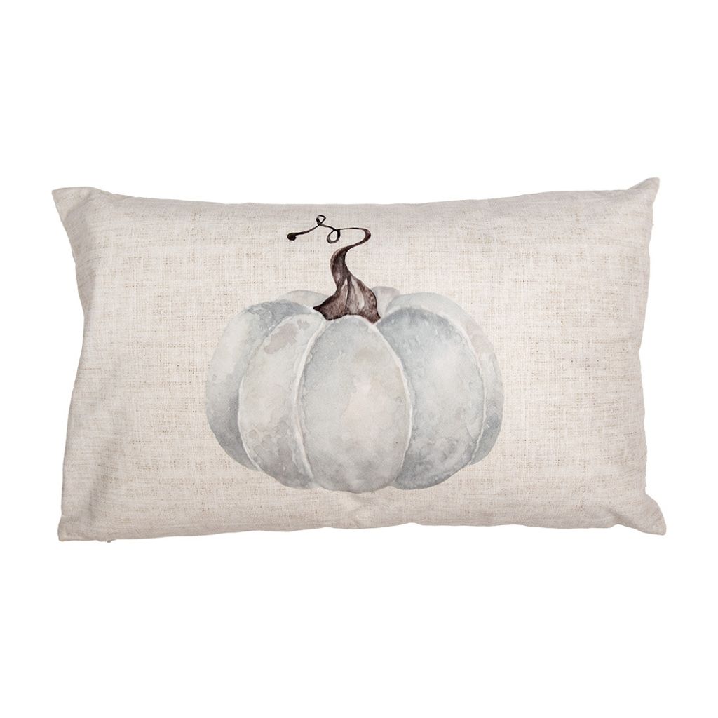Clayre & Eef Kissenbezug 30x50 cm Beige Grau Polyester Produktbild 