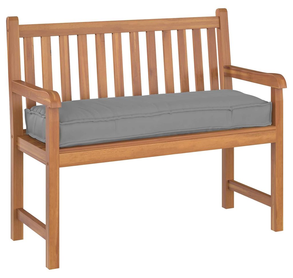 vidaXL Kissen Grau 120 x 40 x 8 cm Oxford-Stoff
