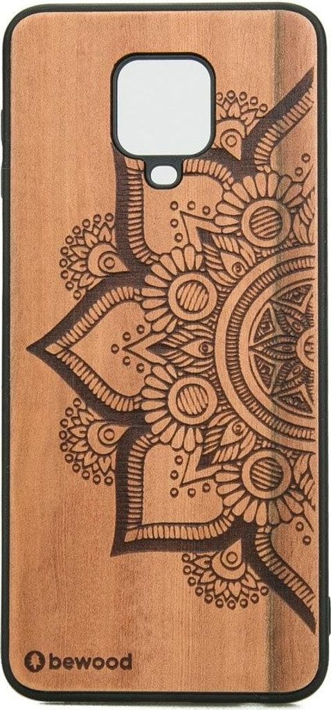 Holzhülle für Xiaomi Redmi Note 9S/9 Pro/9 Pro Max, Bewood Apfelbaum Mandala