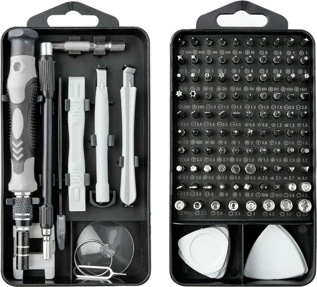 Pierre 117 Pieces Boîte à outils de réparation One Size - Kit Complet