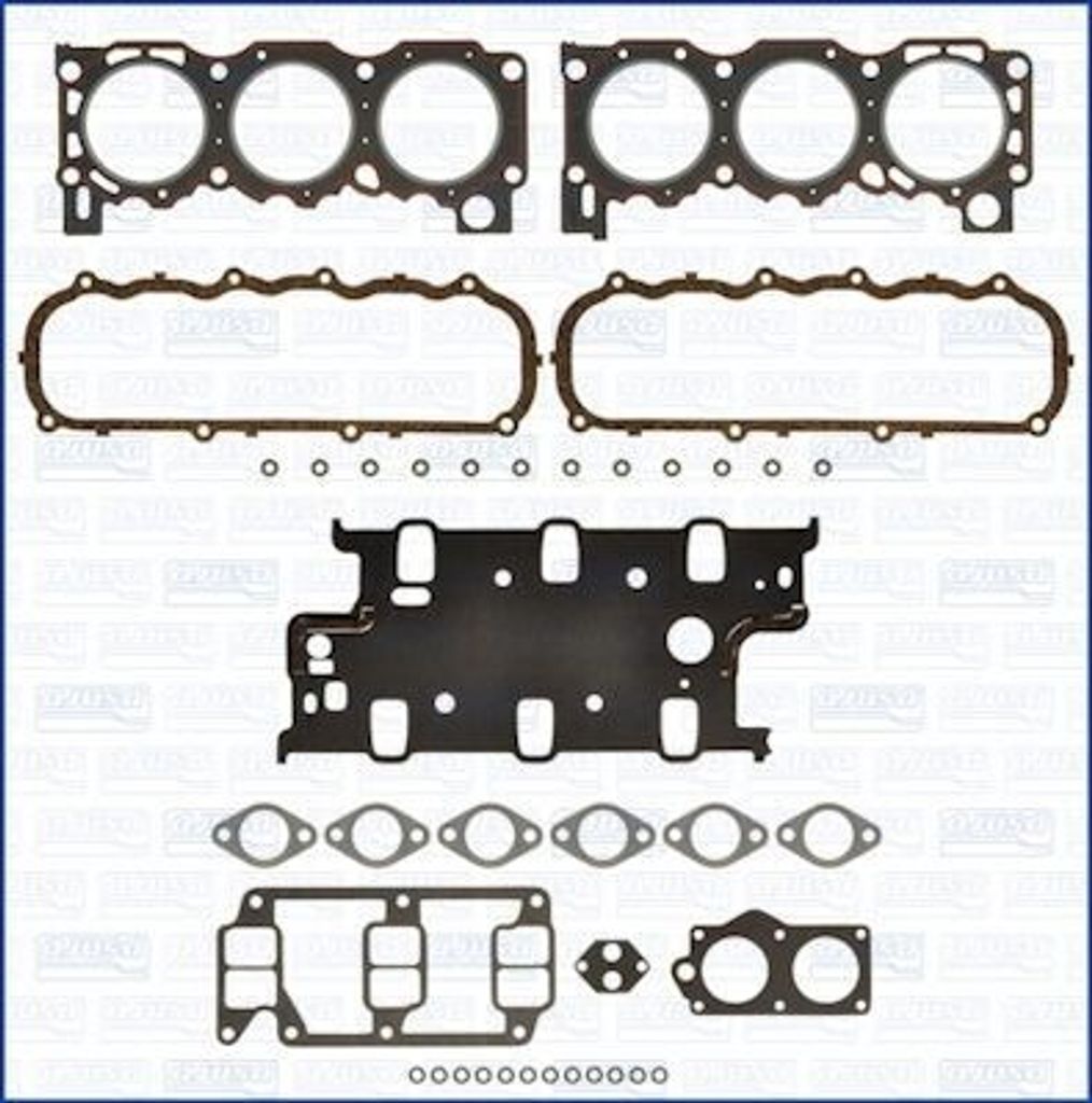 AJUSA 52033700 Zylinderkopf Dichtungssatz für FORD SIERRA (GBG, GB4) SIERRA Schrägheck (GBC, GBG) SCORPIO I Stufenheck (GGE) TRANSIT Bus MK-4 (E)
