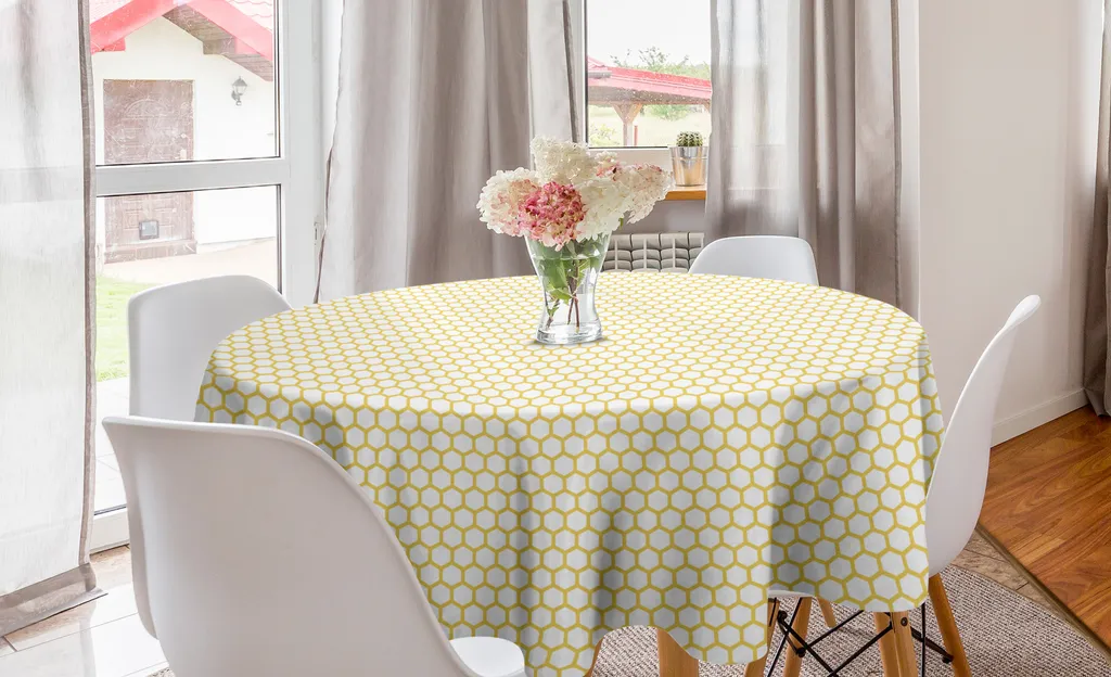 Tovaglia Circolare Gialla ABAKUHAUS 150 cm | Arredo Cucina Moderno