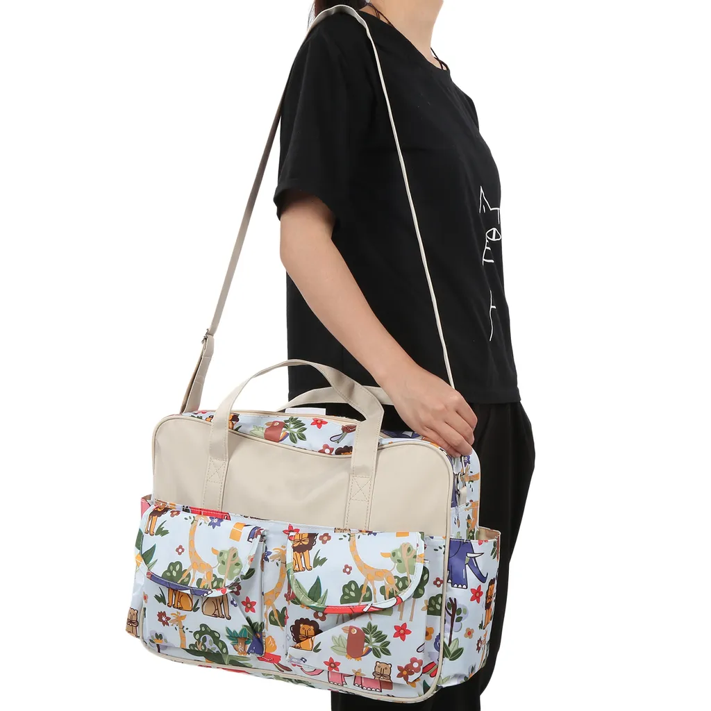 Sac à langer #1 Mummy Messenger Bag en polyester multifonctionnel - 7