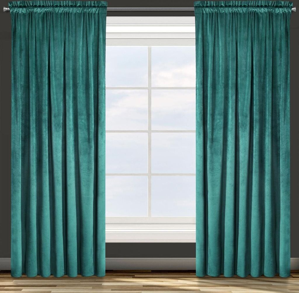 Eurofirany ROSA Rideau 140x270 Fronceur Turquoise Image du produit 