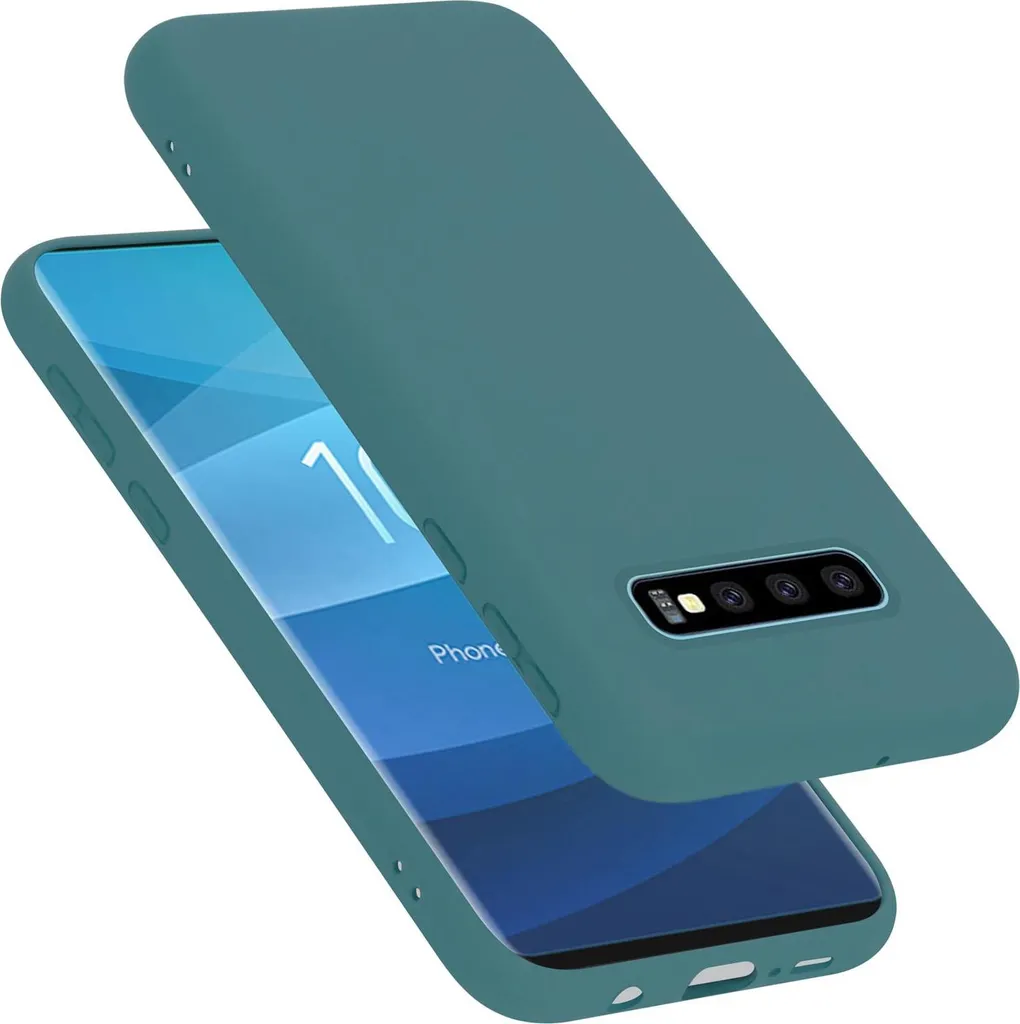 Cover Samsung S10 PLUS Cadorabo TPU Verde - Protezione Premium e Design
