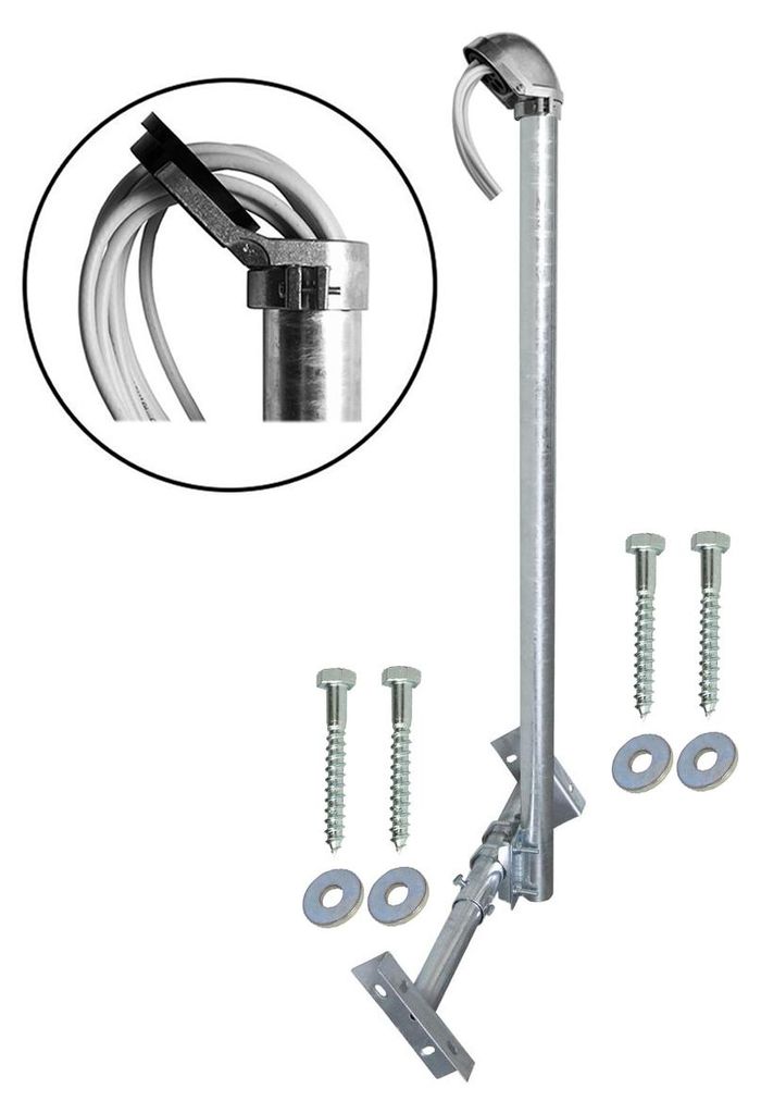 PremiumX BASIC X120-48F SAT Dachsparrenhalter 120cm Mast Produktbild 